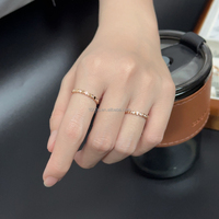Nouveautés en gros Bague en or véritable 18 carats avec diamant naturel avec zircon et pierre précieuse Moissanite Bijoux fins pour femmes et hommes