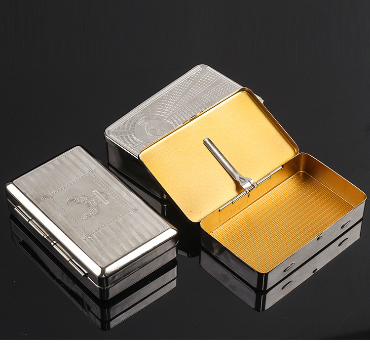 Cigarette Box Case with Tobacco Paper Holder | Humidity Storage for  Cigarettes