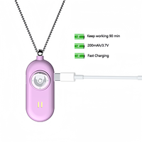 Lolifong Wholesale 130dB Portable Emergency Personal Security Alarm Products Self Defense Keychain for Women