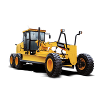 Niveleuse de terrain 200 CV avec lame de coupe large et réglable, modèle SAG200, pour l'entretien routier extérieur