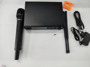 Système de micro sans fil professionnel pour karaoké EIF K11 UHF, microphone dynamique original <span class=keywords><strong>en</strong></span> métal pour le chant - Product Image 2