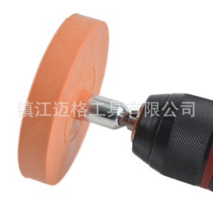 Pneumatic <b>Rubber</b> Polishing Wheel 3.5 In Threaded Shank For Car Sticker Sanding Finishing Sander - Product Image 3