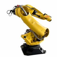 Bras robotique industriel 6 axes à charge utile de 210 kg, moteur PLC, transfert automatisé de pièces, portée de 2700 mm, haute précision 0,1 mm
