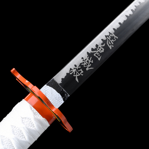 <span class=keywords><strong>Katana</strong></span> de l'anime populaire Demon Slayer, <span class=keywords><strong>Rengoku</strong></span> Kyojuro, accessoire de cosplay, pour collection et décoration - Product Image 5