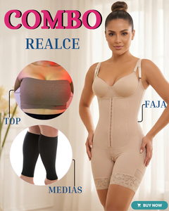Gaine amincissante pour femme, taille haute, entrejambe ouvert, fermeture éclair, post-opératoire, compression, <span class=keywords><strong>liposuccion</strong></span> - Product Image 5