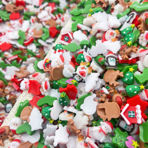 Décorations en résine pour nail art de Noël, accessoires de bijoux DIY, couleurs assorties - Product Image 4