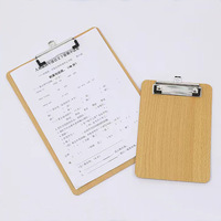Portapapeles de Madera Personalizado con Logotipo, Tamaño A4/A5, para Negocios, Escuela, Menú, Carpeta de Archivos, Organizador de Documentos, Portapapeles Plegable