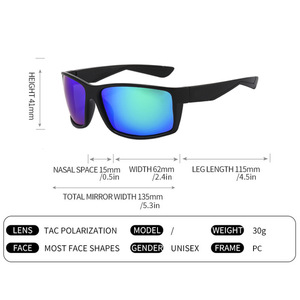 Occhiali da Sole da Uomo Marca di Lusso Costaa Occhiali da Guida Sportivi Personalizzati - Product Image 4
