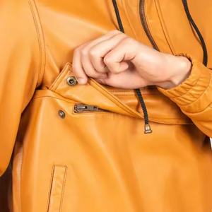 ผู้ผลิต OEM คุณภาพสูง เสื้อแจ็คเก็ตวินเทจผู้ชาย ผ้าฝ้าย 100%  โลโก้สั่งทำได้  แบบซิป  รักษ์โลก กันลม สไตล์สตรีท - Product Image 5