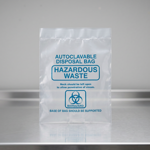 Disposable Clear Autoclavable Biohazard Printed Polypropylene Autoclave <b>Bags</b> OEM <b>UNI</b> C12985 200/pkt - Product Image 3