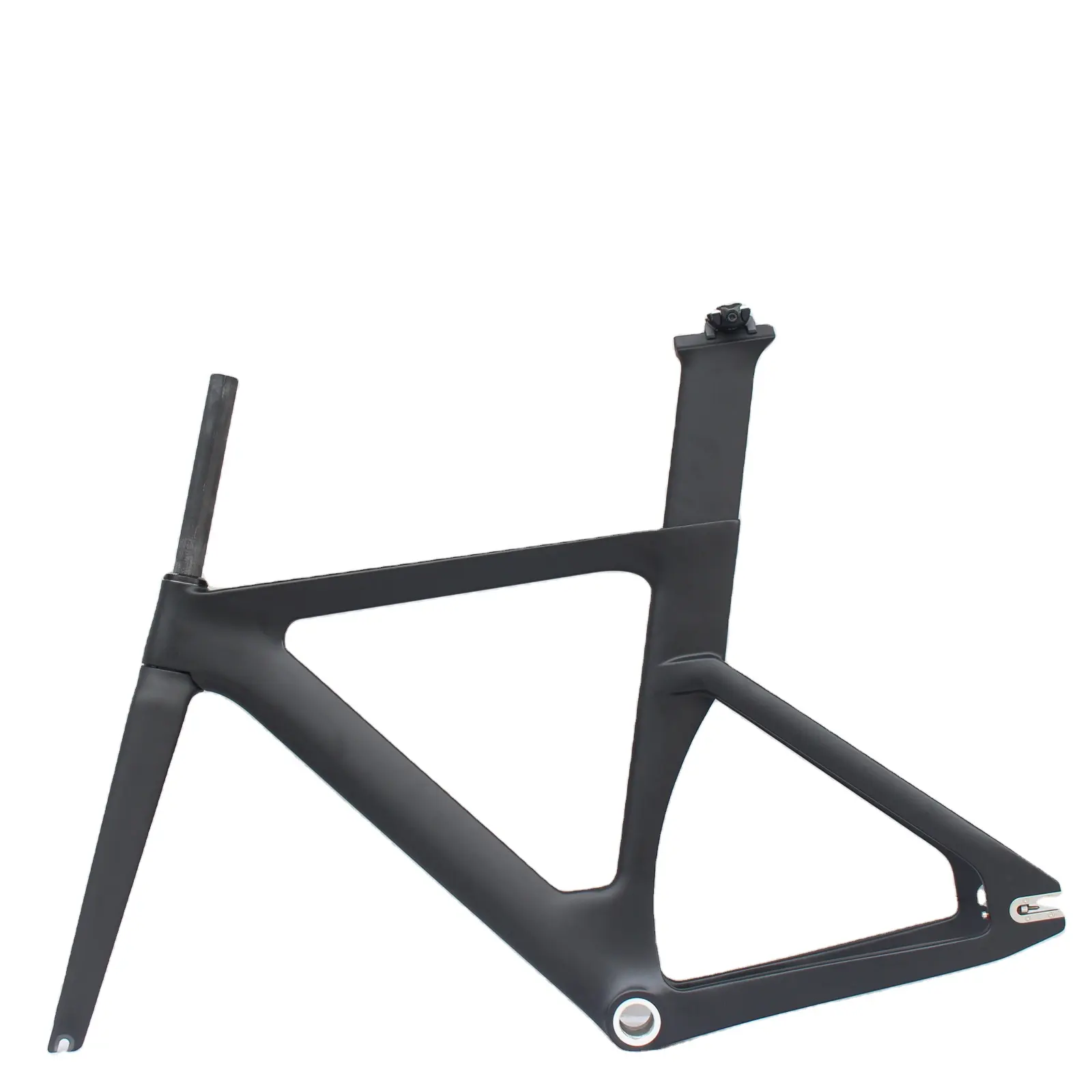 Aero cornice della pista del carbonio 700C della bici della pista del Carbonio frameset della bicicletta formato 49/51/54 centimetri fisso Rracing di carbonio A scatto fisso BSA bici da pista