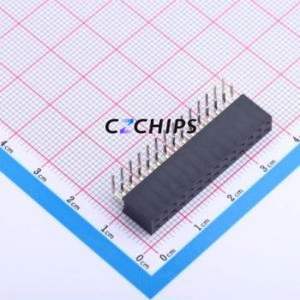 PM254-2-14-W-8.5 Pin Socket Bent Lead Through Hole,P=2.54mm Connector 2x14P 2.54mm 2.54mm Square Hole - Product Image 1