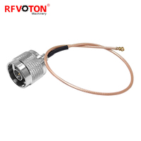 Câble d'extension d'antenne coaxial RF de type N mâle vers U.FL UFL avec pigtail RG178 RG-178, fourni par l'usine