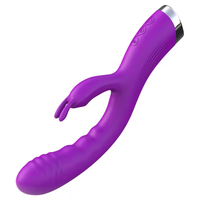 Leistungsstarker Rabbit-Vibrator G-Punkt Stiller Paar-Masturbator Sexspielzeug Rabbit-Vibrator für Frauen Dildo Klitoris-Masturbation