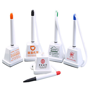 Promotional Plastic Ball Pen Round Desk Pen <b>Holder</b> Office Desk Table Counter Ball Pen for Bank with Custom logo - Product Image 2