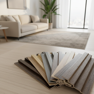 Panneau mural WPC à grille cannelée, revêtement intérieur et <span class=keywords><strong>ext</strong></span>érieur, lambris en PVC avec composite bois-plastique, décoration de fond de télévision - Product Image 3