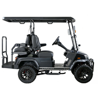 Voiturette de golf électrique 4 places DC-H-F2+2, modèle surélevé, très demandée, pour la chasse, avec contrôleur 72V