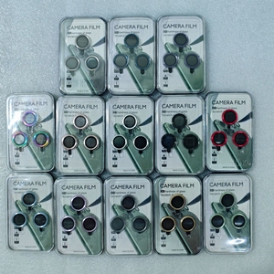 Protection d'objectif d'appareil photo en métal à motif spiralé pour <span class=keywords><strong>iPhone</strong></span> 13 14 15 16 17 Pro Max, film protecteur HD pour caméra arrière de téléphone portable - Product Image 4