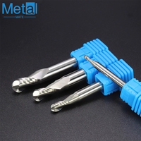 Pas cher Prix Carbure Sculpture Bit 4-6mm 2f Boule Nez Fraise Carbure Cnc Fraise Routeur Bits 5-20mm Ballnose Bits