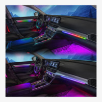 Refinado "CARDI" K4 Sistema de iluminación ambiental para automóvil completo Luz interior del automóvil para BMW Serie 7