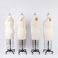 Mannequin de couture en fibre de verre avec base en acier inoxydable, tailles US 00-26, pour essayage et présentation de vêtements, expédition mondiale