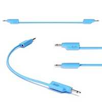 Câble patch mono TS 3,5 mm professionnel empilable pour synthétiseur modulaire Eurorack, câble de liaison audio