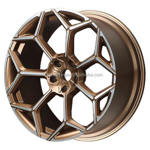 Jantes en alliage d'aluminium 5x130 or champagne 23 pouces forgées pour Lamborghini Urus <span class=keywords><strong>Performante</strong></span> pour Audi Q8 pour Pegout 408 Gt - Product Image 1