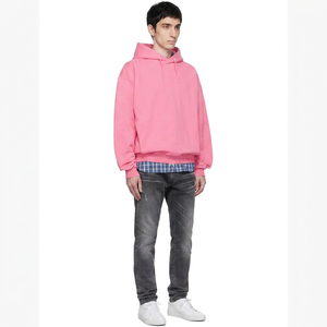 Sweat à capuche streetwear personnalisé de haute qualité, sweat à capuche vintage gris délavé à l'acide, épaules tombantes, sweats à capuche délavés à double fermeture éclair - Product Image 1