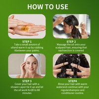 Aceite de Batana Orgánico Prensado en Frío de Alta Calidad, Nutritivo para el Crecimiento del Cabello, con Biotina, Fórmula Concentrada, Tratamiento Capilar para el Hogar