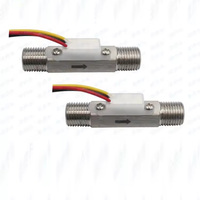 Pengontrol Sensor Air Cair Tipe Roda Daun Flowmeter Pulsa