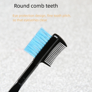 Pennelli <span class=keywords><strong>per</strong></span> Mascara 2 in 1 a Doppia Punta in Nylon, Strumento <span class=keywords><strong>per</strong></span> Trucco e Cura, Pettine <span class=keywords><strong>per</strong></span> <span class=keywords><strong>Sopracciglia</strong></span> e <span class=keywords><strong>Pennello</strong></span> <span class=keywords><strong>per</strong></span> Separare Ciglia e <span class=keywords><strong>Sopracciglia</strong></span> - Product Image 6