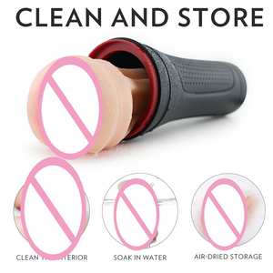 S-hande masturbatore Vagina tazza automatica masturbazione macchina telecomando massaggio Juguete mascolino sessuale per gli uomini - Product Image 4