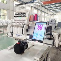 Nouvelle machine à broder industrielle informatisée à tête unique de haute précision pour la couture de logos sur casquettes, chemises et vestes à usage domestique