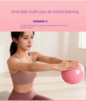Petit ballon de Pilates souple en PVC, mini ballon de fitness pour le yoga, l'exercice et l'entraînement à l'équilibre, logo personnalisé acceptable
