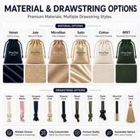 Sacs à cordon en velours, pochettes pour montres, pochettes pour bijoux, sacs en velours doux avec doublure en satin pour le rangement de montres et de bijoux, pour offrir en cadeau
