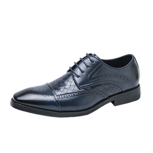 <strong>Blue</strong> black brown color <strong>brogue</strong> business formal wedding dress shoes for <strong>men</strong> - Product Image 2