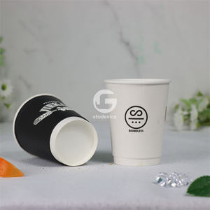 Vasos de Papel Desechables, Vasos para Bebidas Frías y Calientes para el Hogar, Oficina y Fiestas - Product Image 6