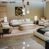 Anpassbare ausziehbare gepolsterte moderne Business Commercial Sofa Memphis Luxus Wohnzimmer möbel High-End Sectional