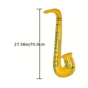 Instrumentos Inflables, Accesorios para Fiestas, Juego de Juguetes de Estrella de <span class=keywords><strong>Rock</strong></span>, Guitarras Inflables, Saxofón Inflable, Bajo, Micrófonos, Decoraciones para Fiestas - Product Image 5
