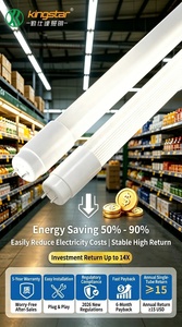 Tube LED T8 à économie d'énergie, haute luminosité 180lm/w, faible consommation d'énergie, longue durée de vie, écologique pour l'éclairage commercial - Product Image 4
