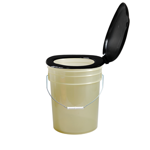 Seau de toilette en PP seau portable pour l'extérieur seau en plastique de couleur personnalisée avec couvercle - Product Image 5