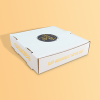 SENCAI Logotipo impreso personalizado Embalaje de alimentos Pizze Entrega Envío Caja de papel corrugado