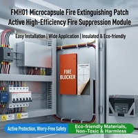 Autocollant de suppression d'incendie à agent purifiant pour batterie de vélo électrique, protection automatique contre les incendies, sécurité des batteries lithium-ion