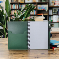Carnet à spirales personnalisé avec logo et stylo, 70 feuilles, fournisseur de carnets à spirales en papier pierre, carnet à spirales pour cadeau promotionnel