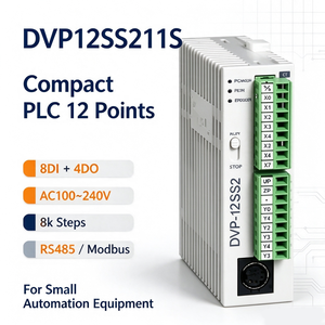 Vente en gros de PLC mince série DVP-SS2 DVP12SS211S 12 points 8DI 4DO PNP pour l'automatisation industrielle - Product Image 3