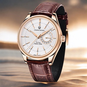 Montres-bracelets pour hommes PAGANI DESIGN PD-1689, quartz, luxe, verre saphir, montre de plongée pour hommes, étanche 200 m, date, horloge, montre de business - Product Image 2