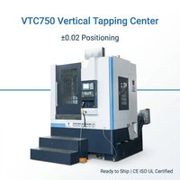 Tour vertical CNC à broche unique robuste VTC750 pour le tournage de tambours de frein, portée de 750 mm, système de commande GSK