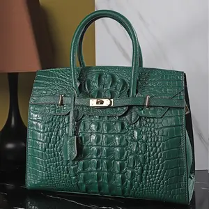 Bolsos clásicos de moda de cuero genuino para mujer, bolsos de lujo genuinos de alta calidad para mujer, bolsos de mano para mujer