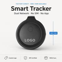 Traceur intelligent double réseau à marque privée compatible avec Find My et Find Hub, localisateur Bluetooth pour personnes âgées, patients, clés, portefeuilles, bagages