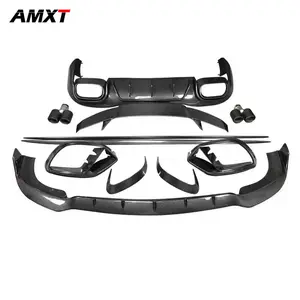 High Quality Dry Carbon Body Bra-bus Kit Front Lip Side Skirt Rear Lip Rear Diffuser <strong>Spoiler</strong> for Mercedes-Benz AMG GT50 - Product Image 1